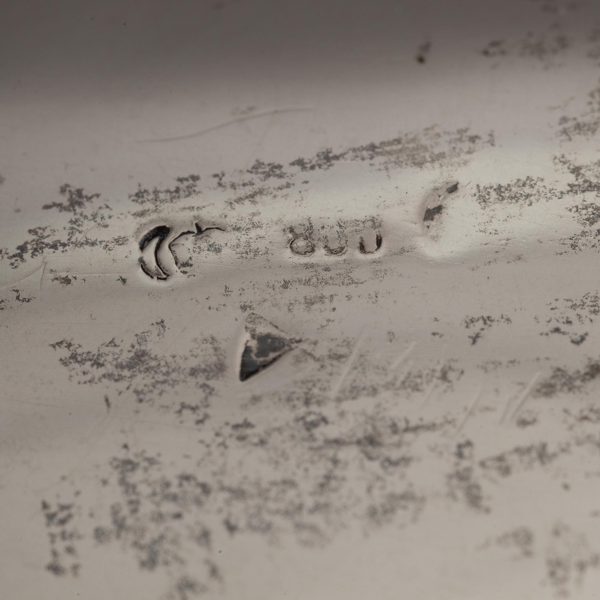 A German rococo style silver tea- and coffee service.