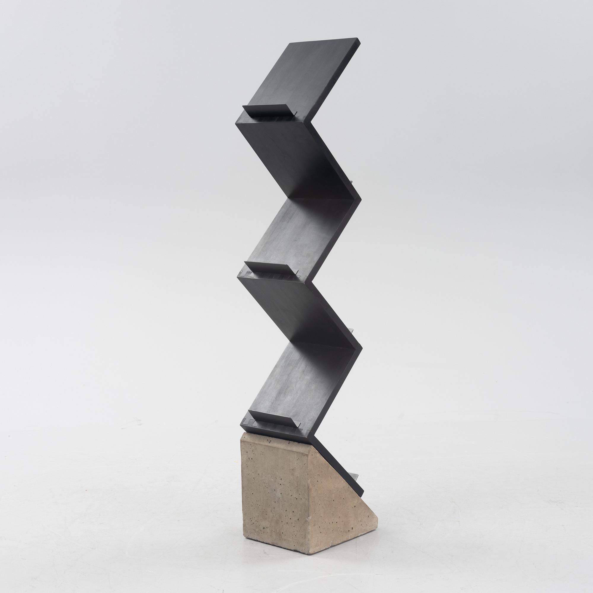 Jonas Bohlin, tidningshylla, "Zink", Källemo, formgiven 1984.