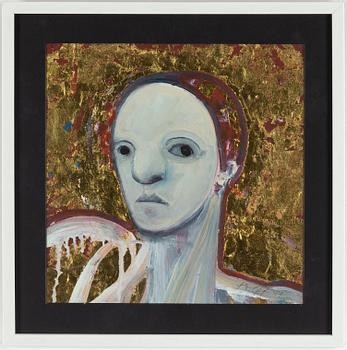 SELINA TRIEFF, mixed media, signed and dated -99.