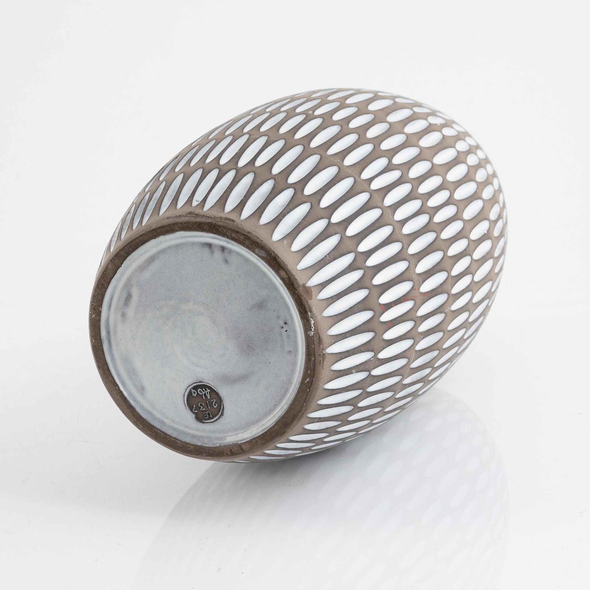 Ingrid Atterberg, vas, "Negro", Upsala-Ekeby, 1950-tal.