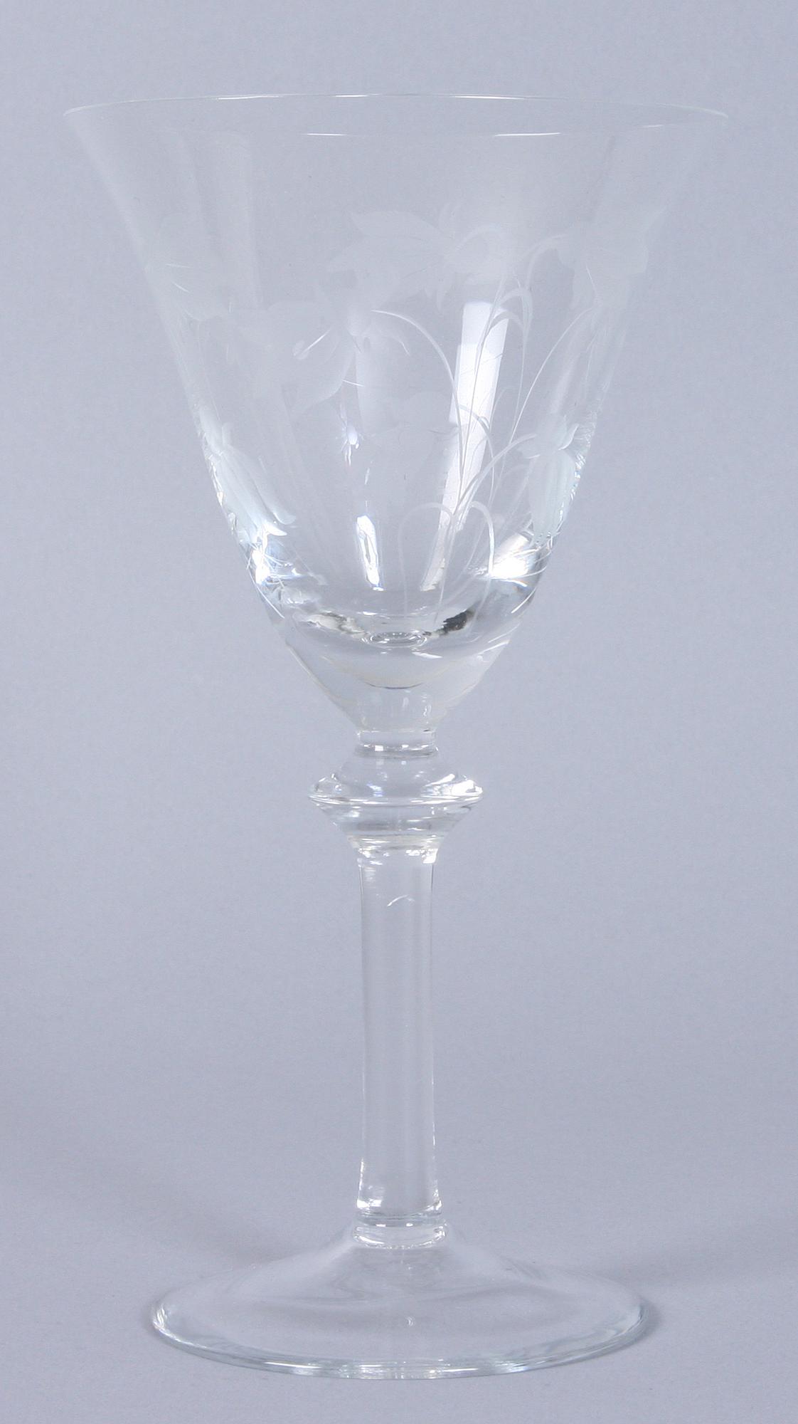 VINGLAS, 10 st, 1900-talets andra hälft.