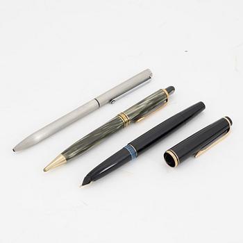 A set of three pens from Montblanc, Germany.