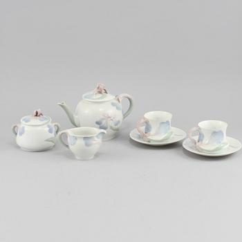 SERVISPORSLIN, 5 delar, "Iris", Alf Wallander, Rörstrand, jugend.