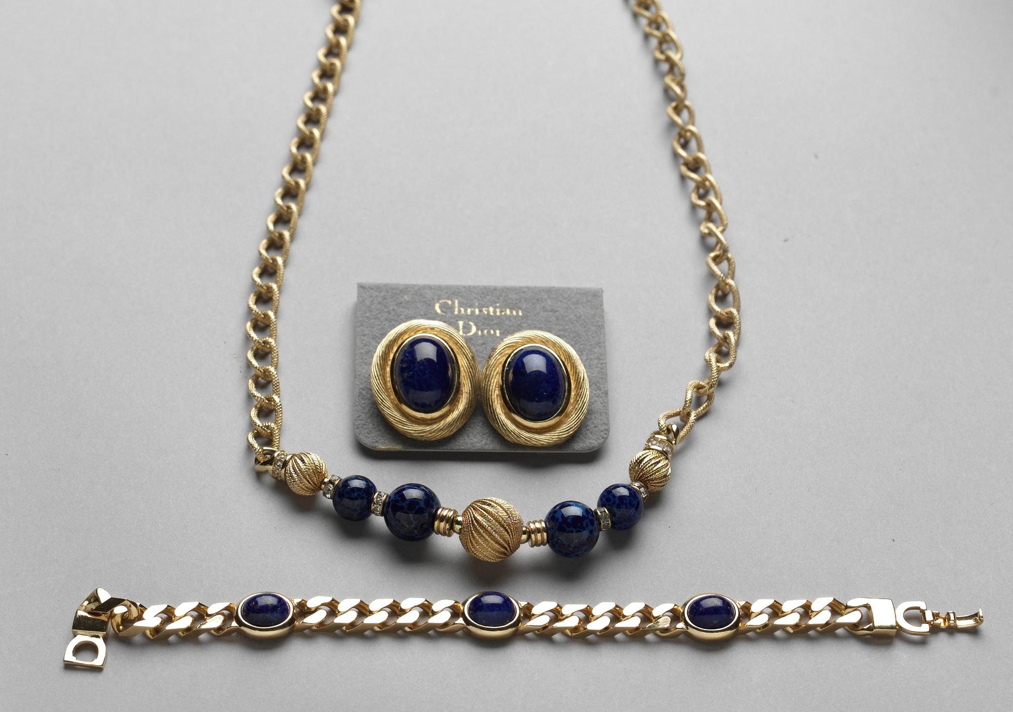 BIJOUTERIER, 3 delar, Christian Dior.