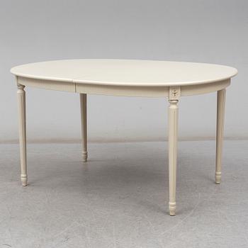 A second half of the 20th century Gustavian style dining table.