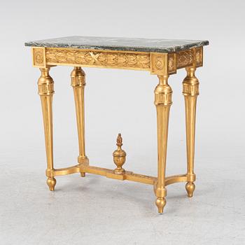 A Gustavian style console table, Gustaivan style, early 19th century.