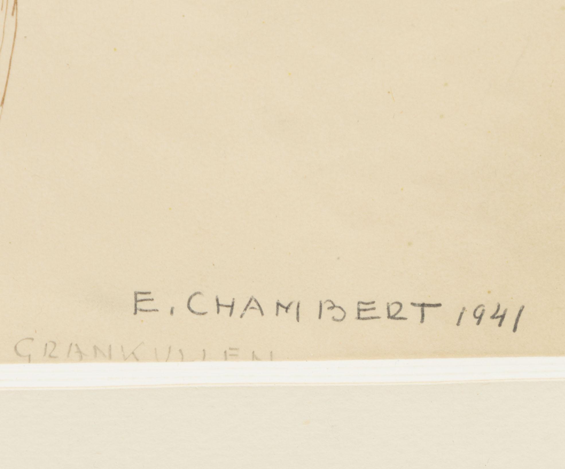 Erik Chambert, Växtstudier, 2 st.