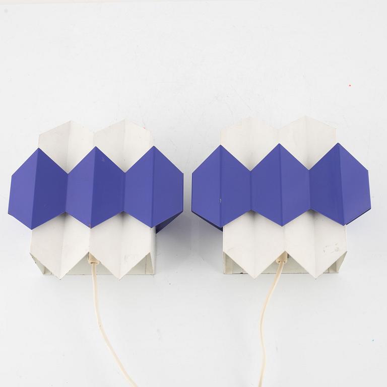 LYFA, wall lamps, a pair, Denmark mid-20th century.