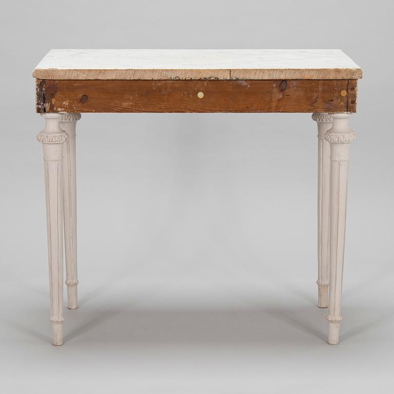 A late 18th century Gustavian console table Stockholm.