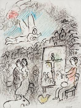 622. Marc Chagall, "L'artiste et l'ange".