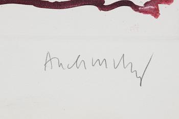 Pierre Alechinsky, etching in colours, signed and numred 137/150.