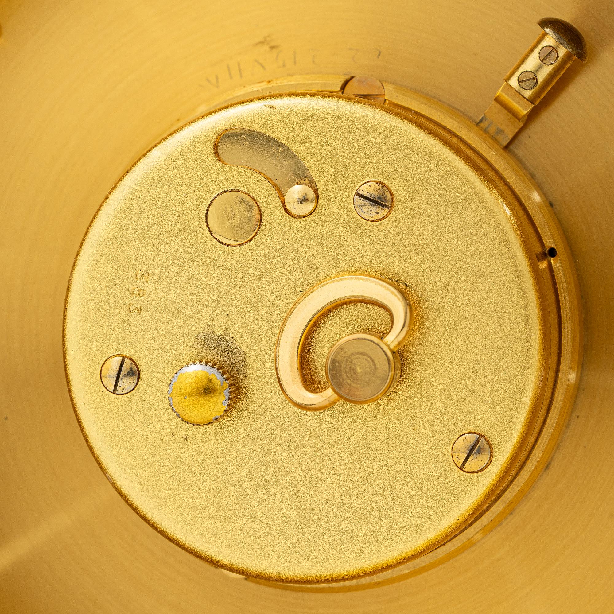 Jaeger-LeCoultre, table clock, 95 mm.