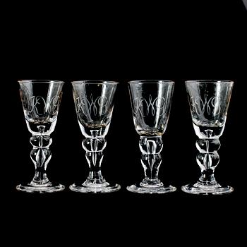 GLAS, 4 st, 1800-talets andra hälft.