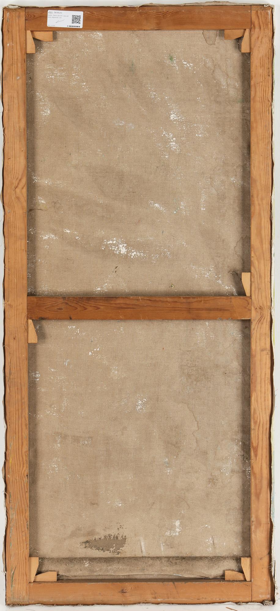 KARL DAHLQVIST, olja på  duk, signerad.