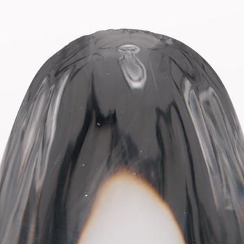 A GLASS SCULPTURE 'Orchid', signed Timo Sarpaneva Iittala -57.