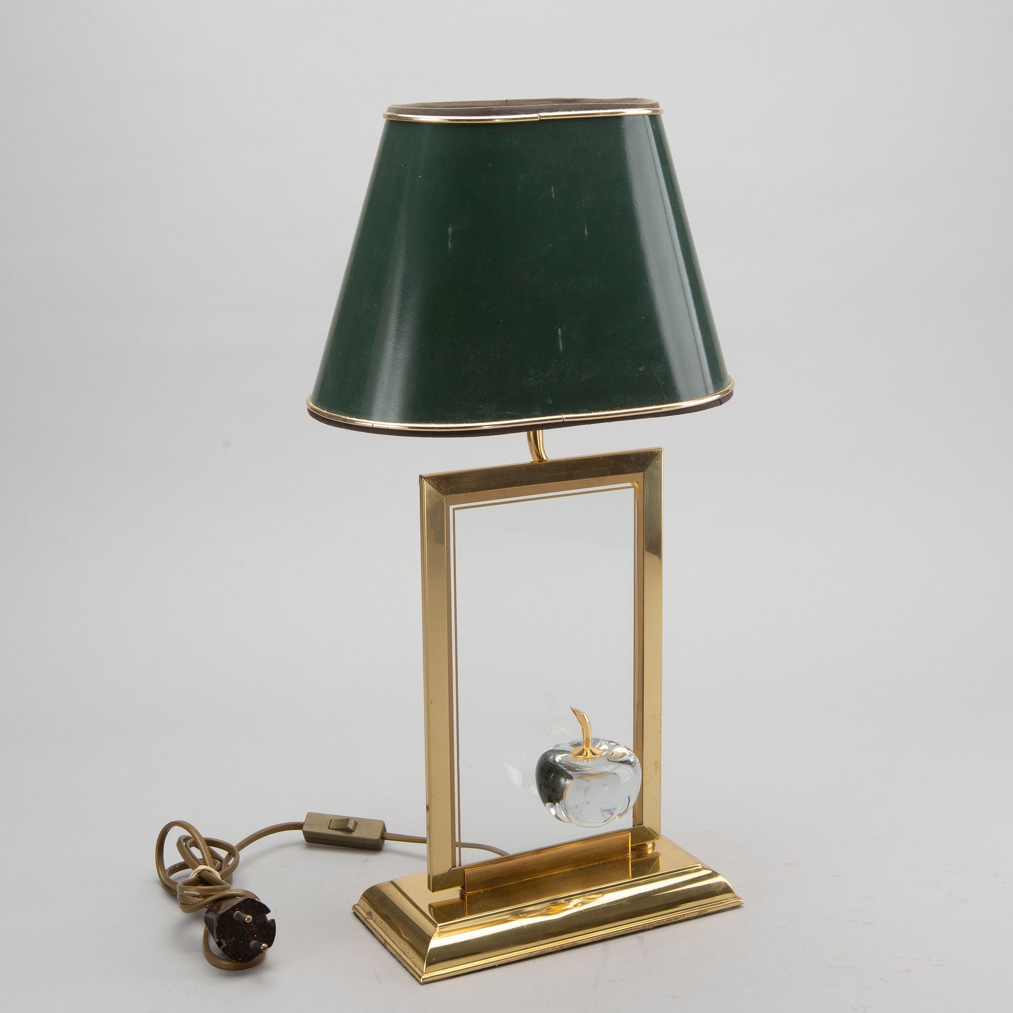 A 'La Pomme' table light from Maison le Dauphin, France, 1970's.