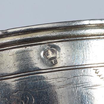TUMLARE, otydlig mästarstämpel, Augsburg 1712-1715.