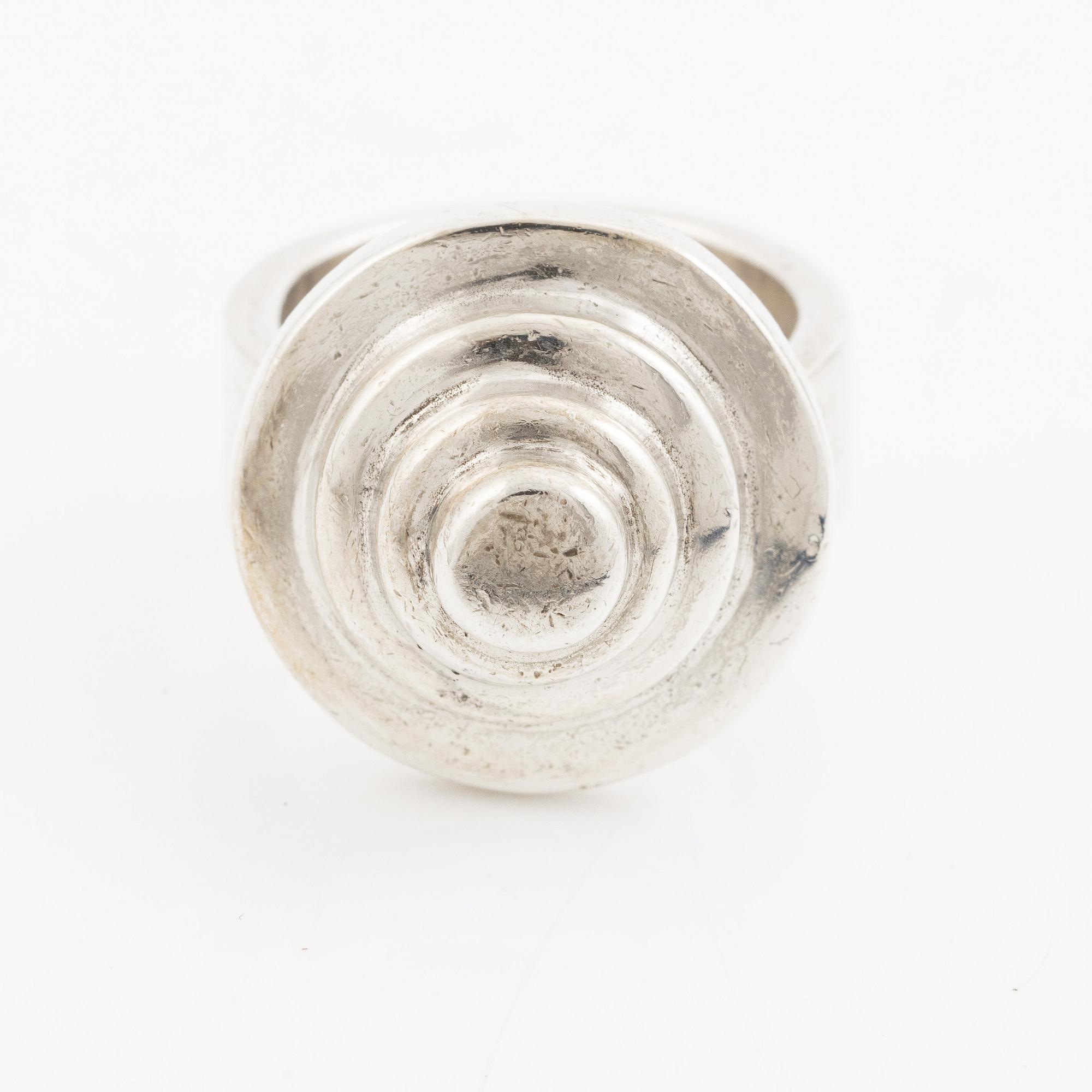 Sven-Erik Högberg, ring, sterlingsilver, Göteborg 1992.