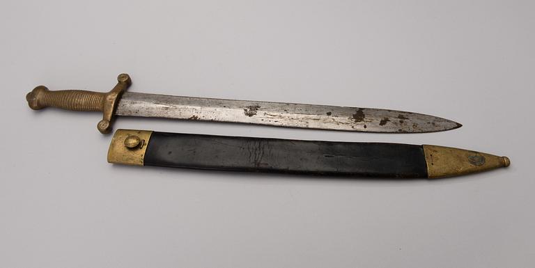 A Russian M1848 infantry tesak.