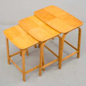 SATSBORD, 3 delar. "741", Axel Larsson, Svenska Möbelfabrikerna Bodafors, 1930-tal.