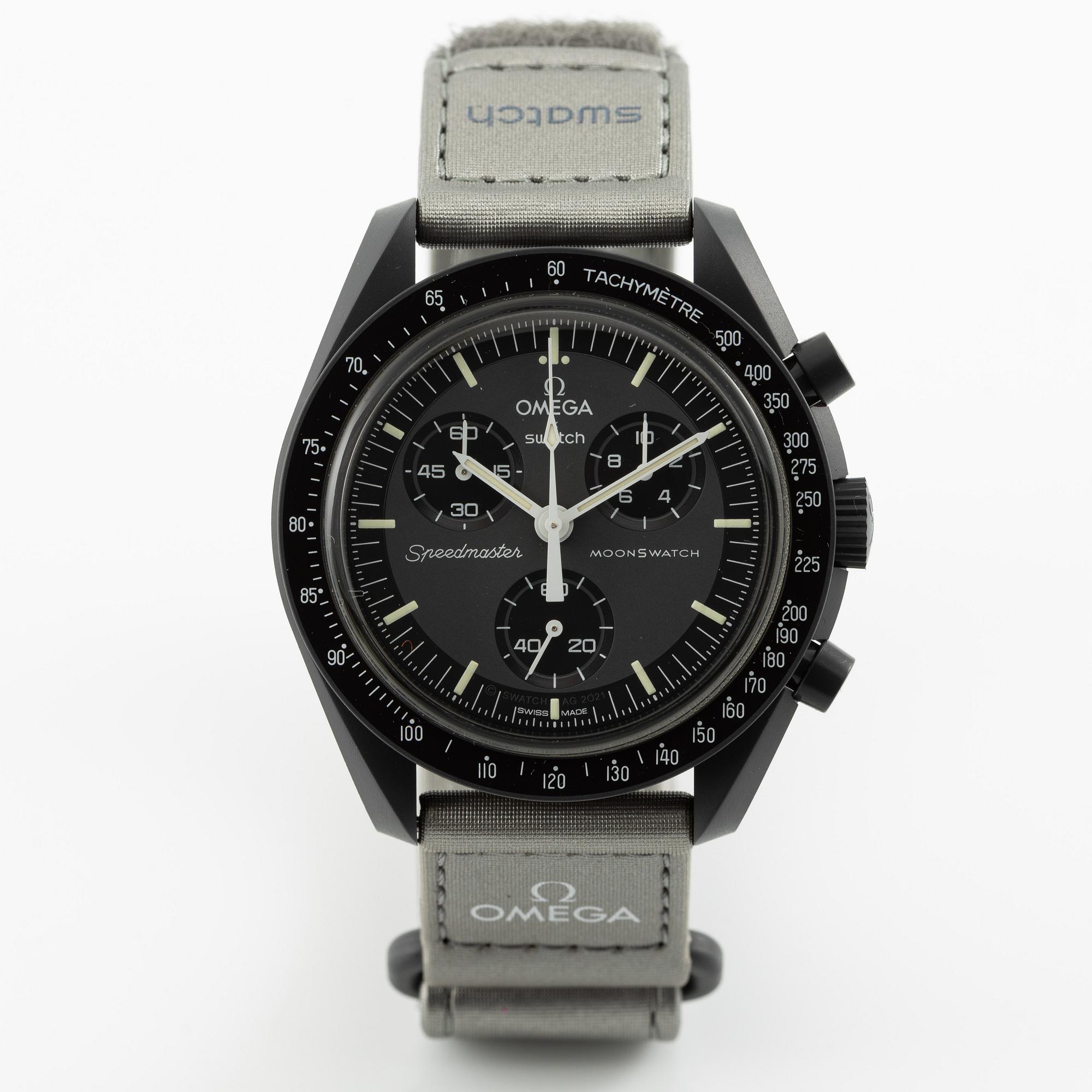 Omega/Swatch, MoonSwatch, "No Reserve", collection of 14 pcs, chronograph, wristwatches, 42 mm.