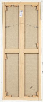 Fabian Edelstam, blandteknik på duk, signerad och daterad 2020 a tergo.