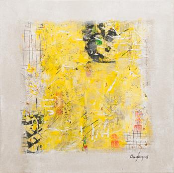 "LADY ON YELLOW FIELDS".