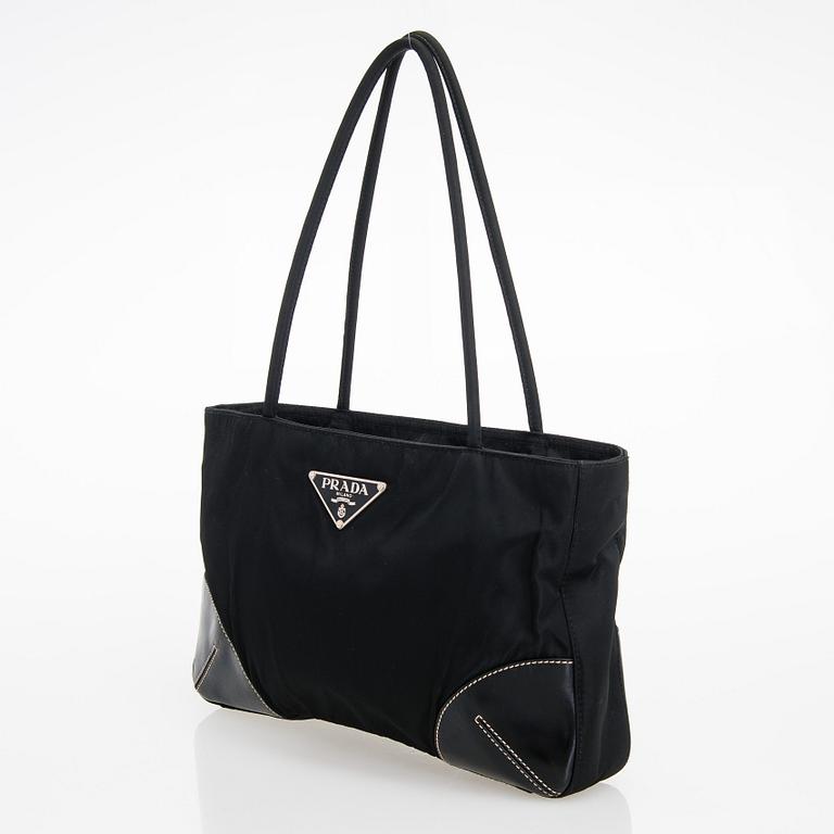 Prada, a nylon handbag.