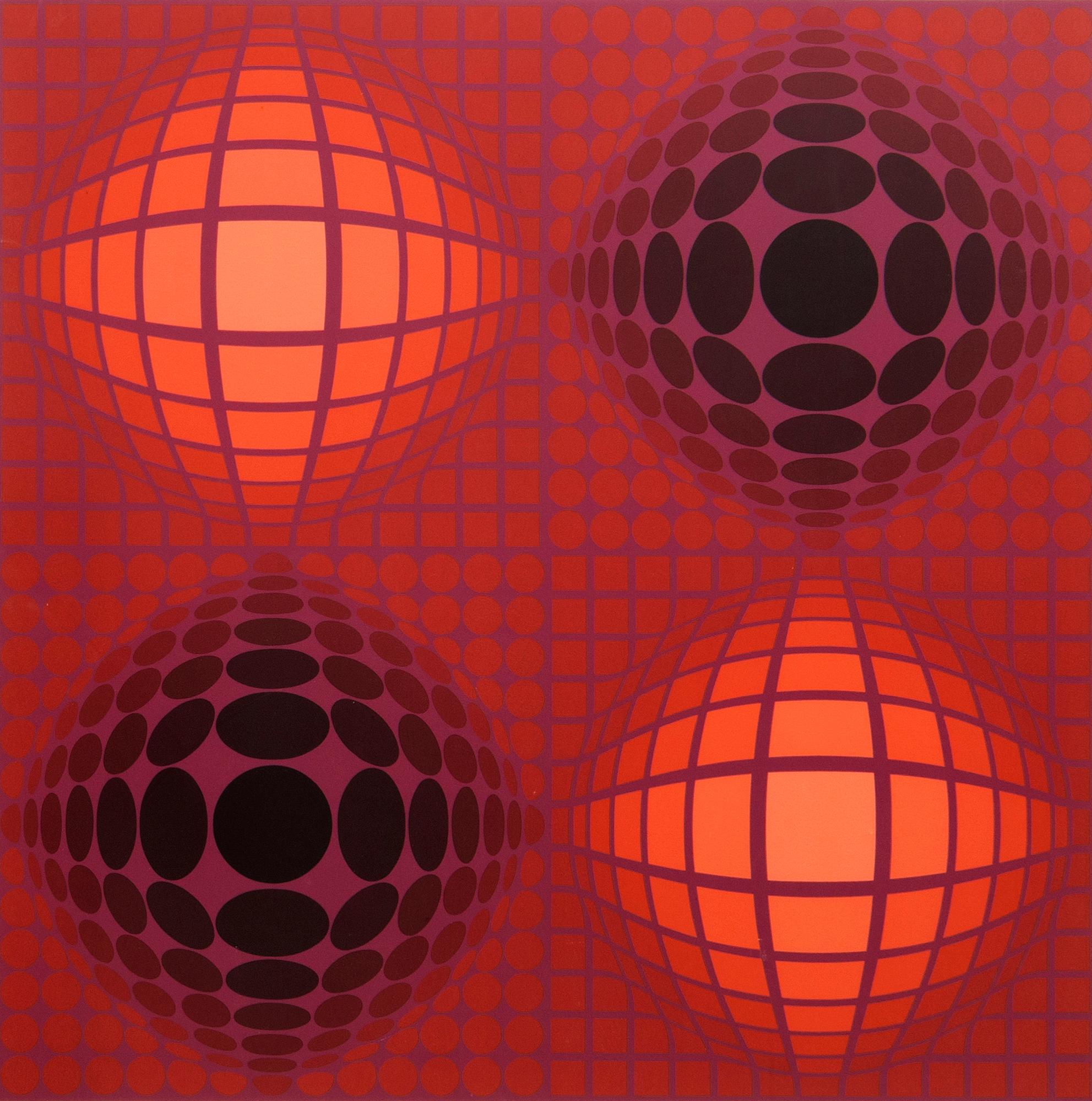 Victor Vasarely, Optisk komposition.