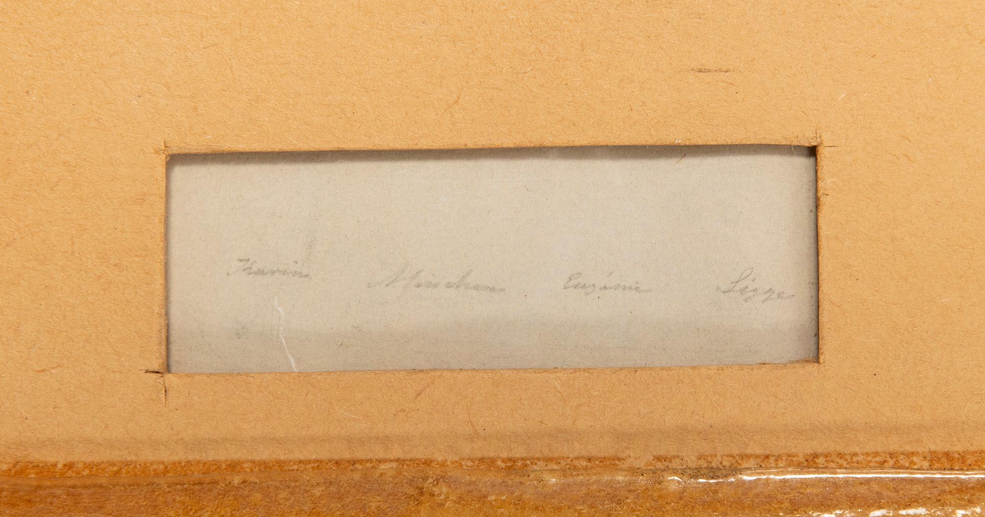 Prinsessan Eugénie, Pencil drawings, 2 pcs., 1840s.