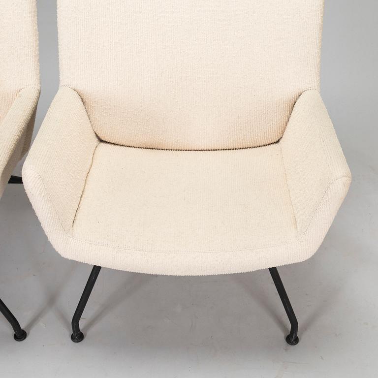 Yrjö Kukkapuro, a pair of 'Moderno L-67W' easy chairs, Lepo Oy, Finland.