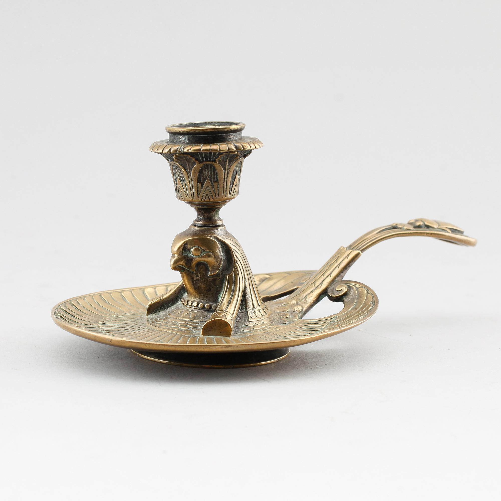 NATTLJUSSTAKE, mässing, Marnyhag, 1800-talets andra hälft.