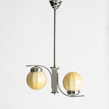 Taklampa, funkis, 1930-tal.