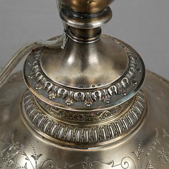 LAMPFOT, silver, Gustaf Möllenborg.