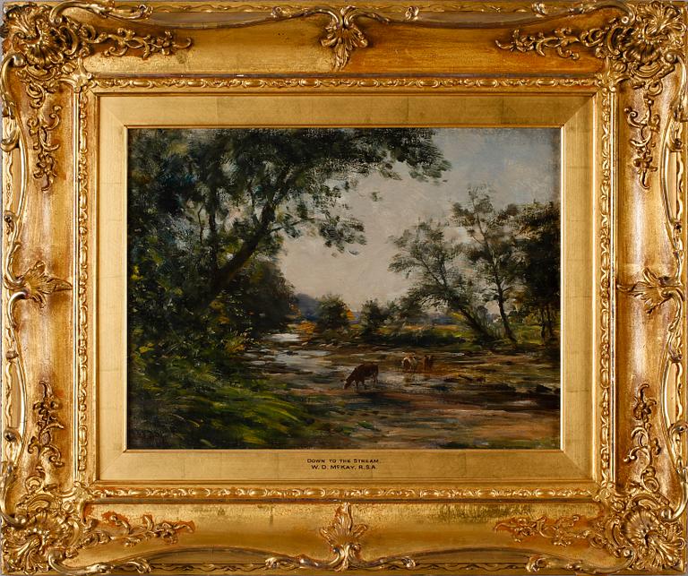 WILLIAM DARLING MCKAY, olja på duk, monogramsignerad.