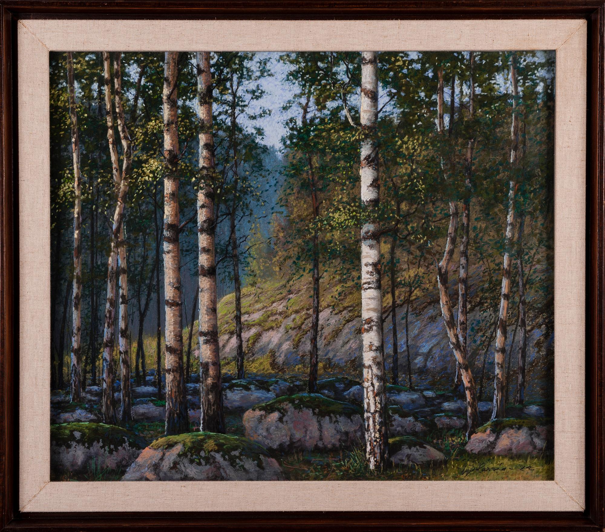 YRJÖ HARSIA, pastell, signerad och daterad -82.