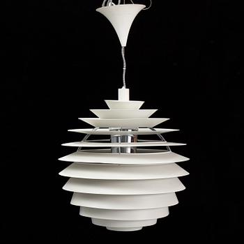 Poul Henningsen, a 'PH Globe/Louvre' pendant light, Louis Poulsen, Denmark.