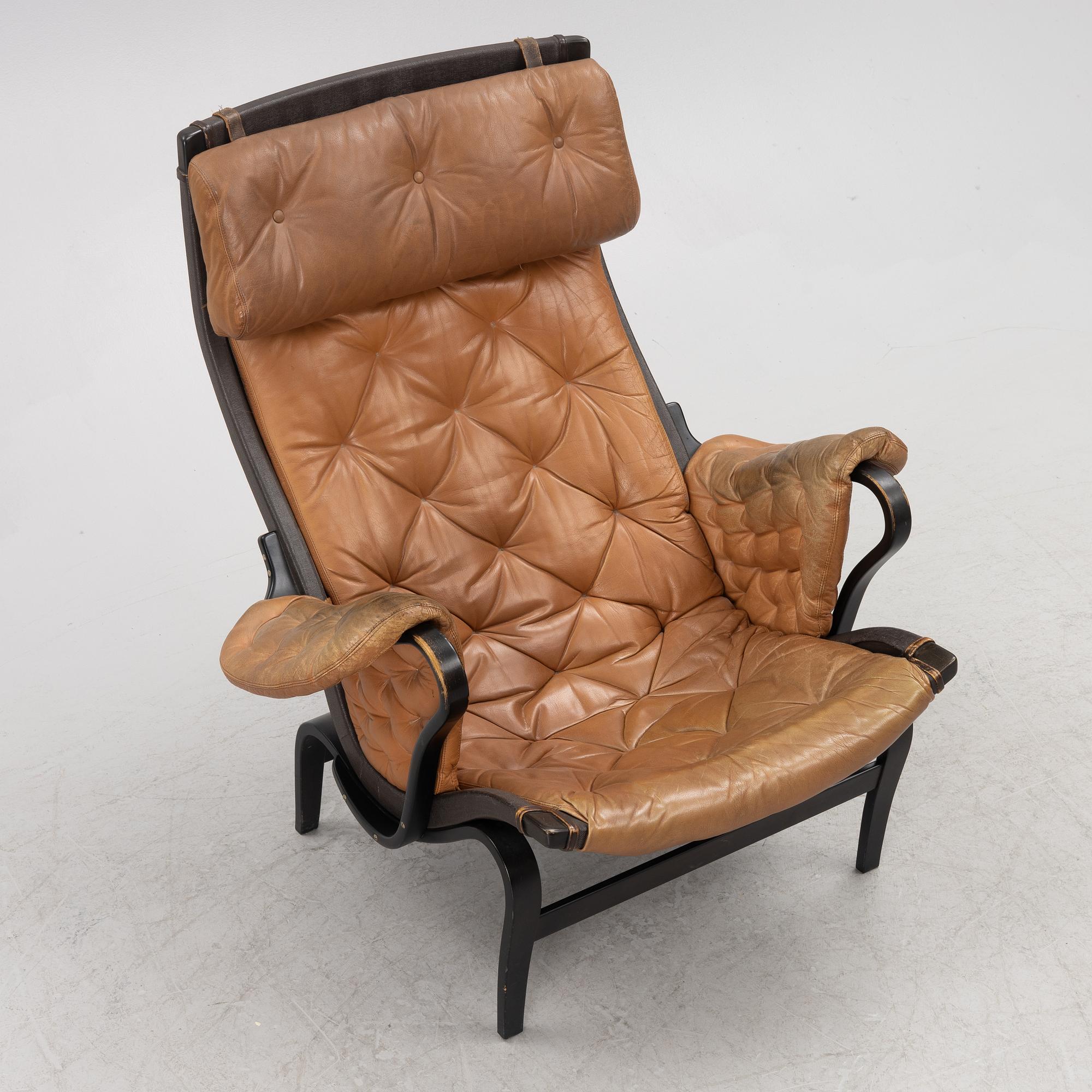 Bruno Mathsson, a "Pernilla" armchair, Dux, second half of the 20th century.