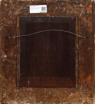 OIDENTIFIERAD KONSTNÄR, olja på pannå, ej signerad, 1800-tal.