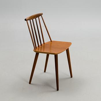 FOLKE PÅLSSON, STOL, modell J77, tillverkare FDB Møbler, Danmark 1969.