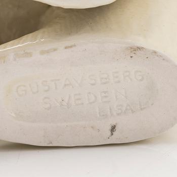 Lisa Larson, figuriner, 2 st, stengods, Gustavsberg Sverige.