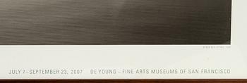 Hiroshi Sugimoto, offset/affisch, for De Young fine arts museum San Francisco, 2007.