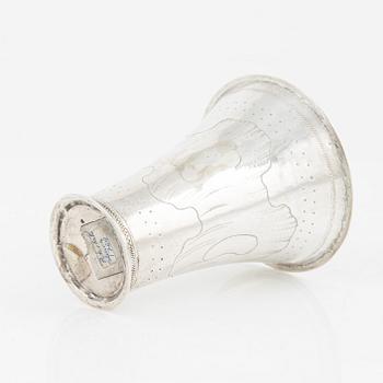A Swedish 18th Century silver beaker, Peter Falk, Skara 1769.