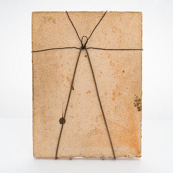 Birger Kaipiainen, A stoneware relief signed Kaipiainen.