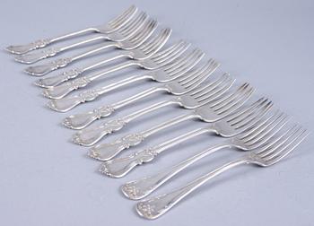 BESTICKSERVIS, 24 delar, silver.