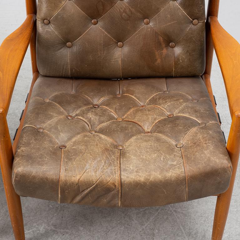Ingemar Thillmark, armchairs, a pair, "Läckö", OPE Möbel. 1960s.