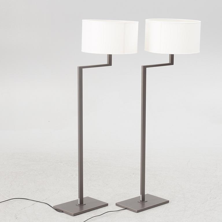 Floor lamps, a pair, "Jackie", Casamilano, Italy.