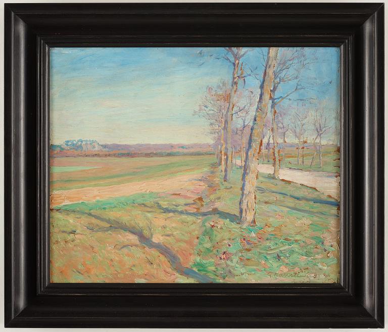 Gottfrid Kallstenius, "Akasia Allé vid Grèz" (Acacia alley, Grèz, France).