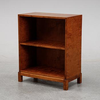 A birch veneered bookshelf, 1930's.