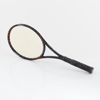 Tennisracket, Donnay. Signerad Björn Borg på ramen. Speciellt framtaget Borg Graphite racket.